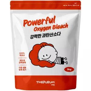 더푸룸 과탄산소다 3kg 애벌빨래 표백 탈취 가루세제