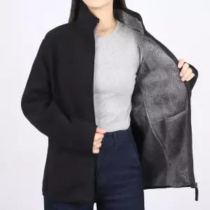 겨울 후리스점퍼 남자양털자켓 집업 보아털 빅사이즈