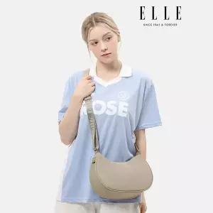 [엘르] 릴리프 반달 호보백 크로스바디 ELW20301 직장인 캐쥬얼 여행용 나일론 크로스백