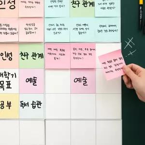 만다라트 칠판 마그넷 자석 스터디보드