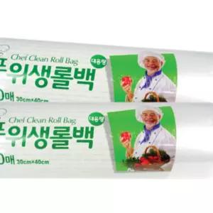 봉투 비닐팩 롤백 롤팩 위생롤백 500매 (30x40)