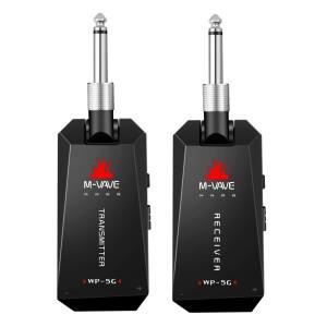 M-VAVE WP-5G 무선 기타 시스템 충전식 오디오 송신기 리시버 앰프 액세서리 C 타입 케이블 5.8G