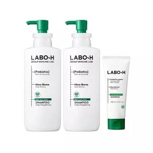 [아모레] 라보에이치 탈모케어 두피강화 샴푸 400ml, 2개 + 증정(샴푸 100ml, 1개)