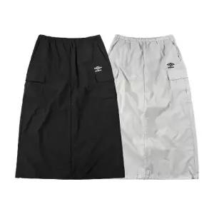 엄브로 팝러쉬 우먼스 롱 카고 스커트 UQ122CSK31