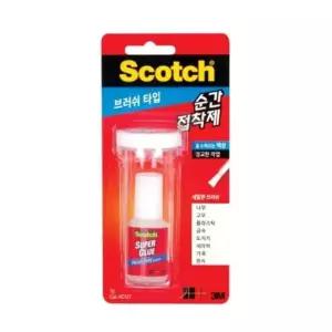 3M 순간접착제(액상)(7g 브러쉬) /강력/붙이기/학용/문구/사무/특수/오피스