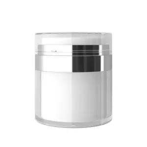화장솜 원터치 크림 진공 푸쉬 공병 용기 100ml