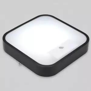 led조명 사각LED센서등 마빈 블랙 주광 15W 6.5K