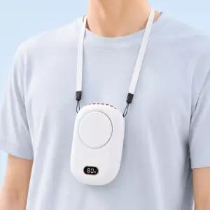 목걸이선풍기 손풍기 인쇄각인가능 1800mAh USB충전 탁상겸용 KC인증 단체주문