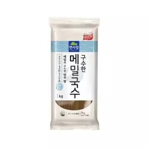 [하프클럽/셀러허브 식품]면사랑 구수한 메밀국수 1kg 메밀면 막국수 메밀소바 국수사리 식재료
