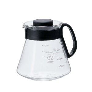 V60 글래스 레인지 커피 서버 600ml 블랙