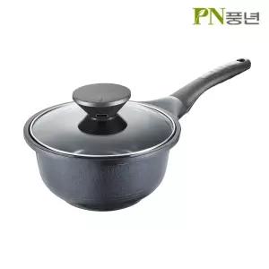 [온누리상품권] PN풍년 펄블랙주물 IH 편수냄비 20cm 통주물 인덕션 라면냄비