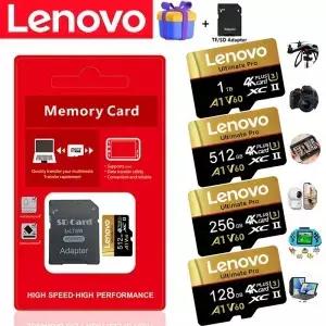 레노버 하이 엔듀런스 메모리 카드 마이크로 TF SD 256GB 1TB HD A1 태블릿/카메라/스마트폰용 기기