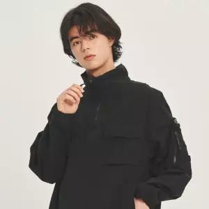 내셔널지오그래픽 행사디머 우븐 트레이닝 스탠에리 아노락 점퍼 N231UFT041