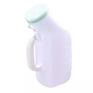 휴대용 남자 소변통 1.2L 화이트