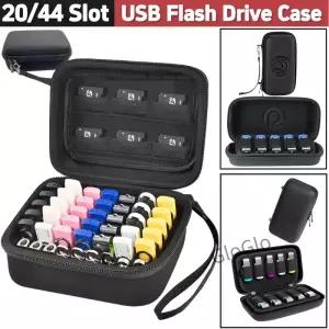 USB 플래시 드라이브 케이스 보관 가방 방진 썸 홀더 정리함 전자 액세서리 보관함 펜용