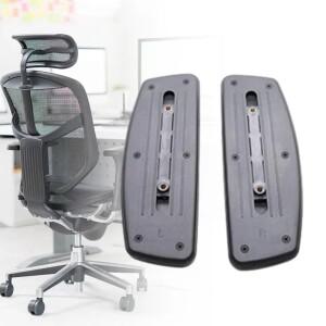 2Pcs/1Pair(장착 구멍 포함) 사무실 의자 팔 패드 간편한 설치 게임 부품 교체 팔걸이 방수