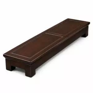 원목 침대 옆 발판 의자