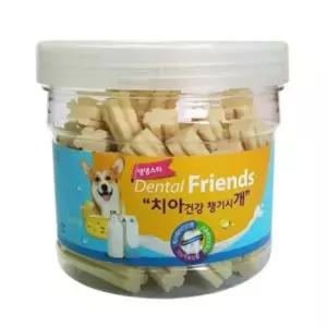 댕댕스타 강아지간식 덴탈 프랜드 300g(밀크 치즈)