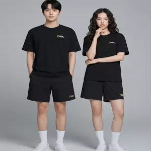 내셔널지오그래픽 [3PACK]반팔 반바지 미니백 세트 BLACK 세트상품 N262UPB900099