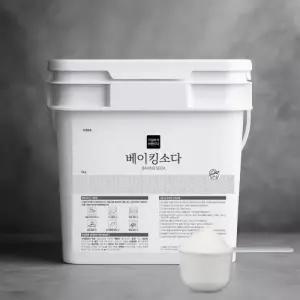 베이킹소다 버킷 5KG+계량스푼 대용량구성 빨래 청소 과일 주방세제