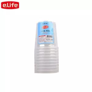 롯데 이라이프 다회용 투명컵 7oz 190ml 10p 플라스틱컵