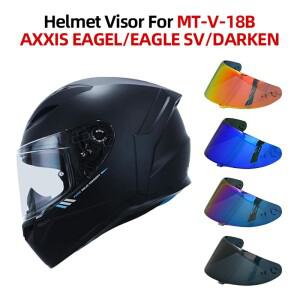 AXXIS 헬멧 교체용 바이저 바이크 오토바이 MT-V-18B EAGEL/EAGLE SV/DRAKEN 선글라스 바람막이 UV 차단