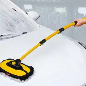 세차밀대 세차걸레 브러쉬 용품 휘어진 디자인 u-WC78919 HL타입 차량용브러시