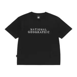 내셔널지오그래픽 N265UTS920 네오디 빅로고 반팔 티셔츠 BLACK