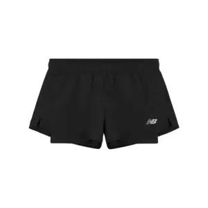뉴발란스 NBNVG36112 / 여성 스포츠에센셜 2in1 쇼츠 3인치 (BLACK)