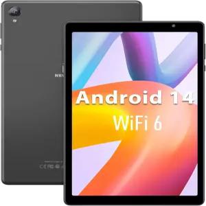 태블릿 안드로이드 10인치 32GB 스토리지 쿼드코어 HD IPS 화면 듀얼 카메라 WiFi 블루투스 6000mAh 배터리