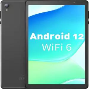 안드로이드 14 태블릿 10인치 32GB 스토리지 HD IPS 화면 듀얼 카메라 쿼드 코어 6000mAh 배터리 WiFi