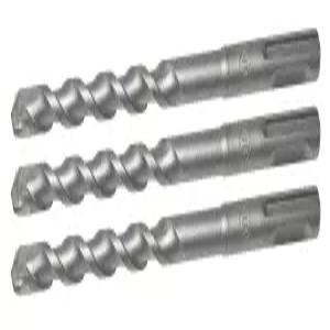 10mm x SDS 플러스 로터리 해머 비트 벽돌 돌 블록 콘크리트 3PCS(라운드 샹크)용 메이슨리 드릴 시멘트