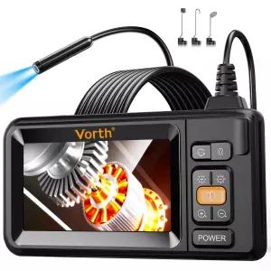 라이트가 장착된 Vorth 내시경 카메라 8개의 LED 조명이 4.3인치 IPS 스크린 1080P 보어스코프 16.5피트