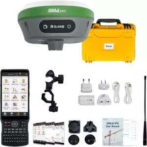 핸드헬드 컬렉터 GNSS 수신기 기울기 보정 4G/WiFi/블루투스 IP67 방수 기능이 있는 SMA26 프로 로버 RTK