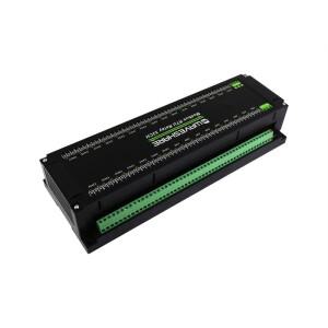 32채널 Modbus RTU 릴레이 모듈 RS485 절연 레일 장착 10A 250V AC/30V DC 서지 보호 기능 넓은 7-36V 입력
