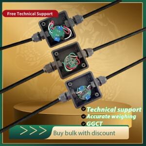 로드셀 트랜스미터 증폭기 모듈 4-20mA 0-10V 0-5V 아날로그 출력 RS485 무게 센서용 방수 접속함 포함