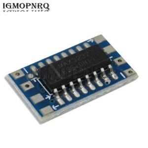 5PCS MAX3232 미니 RS232 레벨-TTL 레벨 보드 115200bps 변환기 어댑터 모듈
