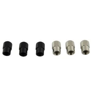 6pcs 미니 드릴 척 M8x0.75mm 콜렛 전기 그라인더 아연 스틸 로터리 버 로타리 도구 클립 캡 너트