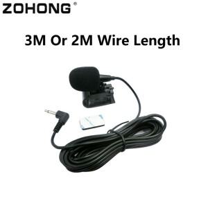 3M 호환 길이 차량용 마이크 카 라디오 멀티미디어 자동차 스테레오 헤드 유닛 DVD BT 3.5mm 잭 미니 MIC
