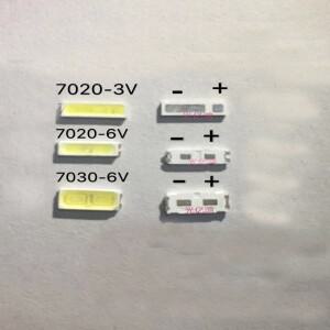 SMD 7020 LED  백색 다이오드 1W 3V 6V 램프는 tv LG호환 지도했습니다