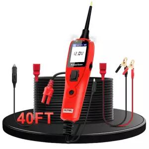 Autel PowerScan PS100 회로 테스터 20피트 연장 케이블이 있는 범용 12V 24V 자동차 전원 프로브 키트