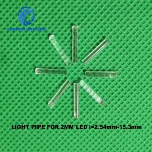 100PC 클리어 호환 컬러 2.54MM-15MM 라이트 파이프 PNL MNT 2MM Led 다이오드 LED 튜브 전등갓 교체 PLP2-
