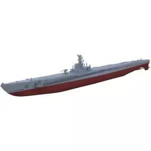 MRY-SFW 무도색 1/700 군용 모델 미국 연어급 잠수함 풀 헐