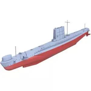 MRY-SFW SSC700957S 1/700 군용 모델 키트 HMS A급 잠수함 얼라이언스 풀 헐