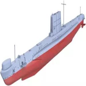 MRY-SFW LFC700957S 1/700 군용 모델 키트 HMS A급 잠수함 얼라이언스 풀 헐