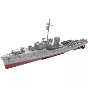 MRY-SFW 1/700 군용 모델 키트 풀 헐 USN 실험급 잠수함 추격함 PC-451