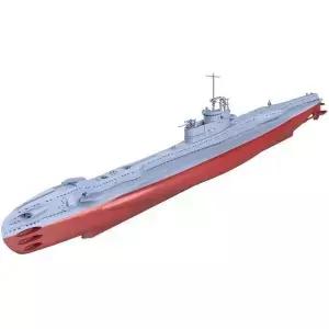 MRY-SFW 무도색 1/700 모델 키트 HMS T급 잠수함 쓰래셔 풀 헐
