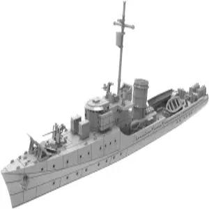 MRY-SFW 1/700 군용 모델 키트 워터라인 USN 실험급 잠수함 추격함 PC-451