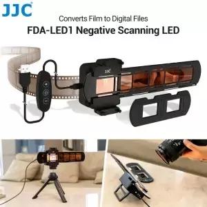 JJC 네거티브 스캐닝 LED 라이트 35mm 필름 스캐너 스트립 및 슬라이드 홀더 포함 사진 디지털 변환기