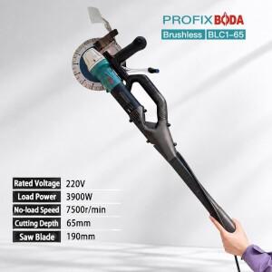 BODA 브러시리스 원형톱 7500RPM 습식건식 절단 일체형 그루버 연장 핸들 타일 벽돌 방수 방진 콘크리트 톱